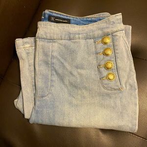 INC denim capri pants
